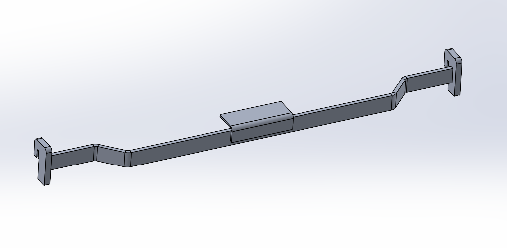 Wheel Step Spring Bar Alum 53-1/4'' Assembled